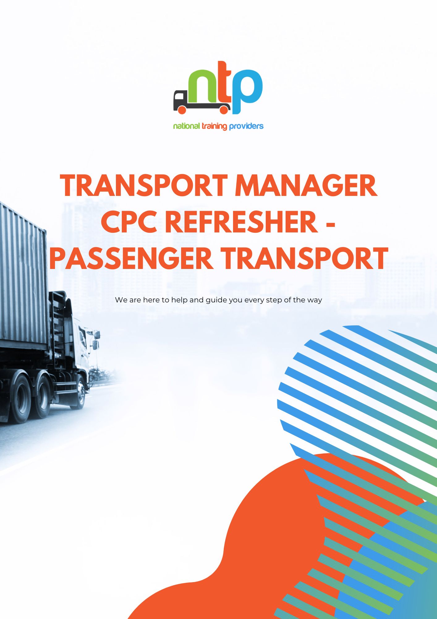 Download the transport manager refresher course information guide.